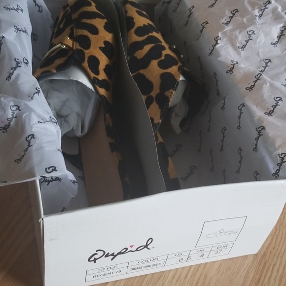 CAMEL/LEOPARD Mule Flats - Picture 5 of 6